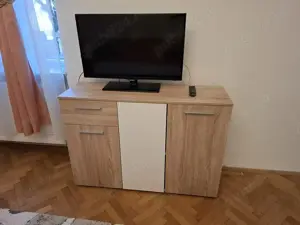  Mobila dulap comoda TV cu usa si sertare 35x115x80cm 