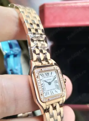 Cartier Panthere Secrete De Ladies Diamante 22mm Aur Roz Swiss Quartz