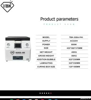 TBK 308a aparat schimbat sticlă service GSM-NOU touch - imagine 3