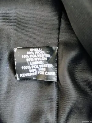 Palton nou Anne Klein original din 80% lână din SUA pentru femei mărimea 44  - imagine 4