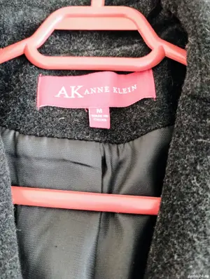 Palton nou Anne Klein original din 80% lână din SUA pentru femei mărimea 44  - imagine 5