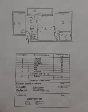 Vanzare apartament 3 camere in Galati, Tiglina 2, etaj 3, mobilat si utilat - imagine 17