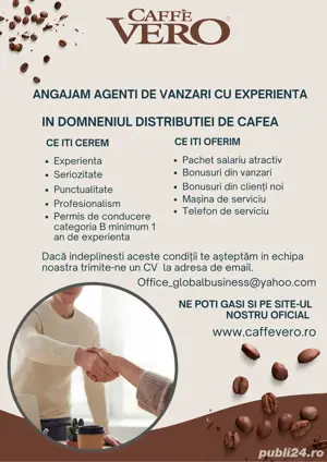 Angajam agenti de vanzari 