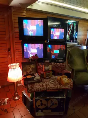 Retro PC Gaming Lan Party Events Organizare Evenimente Jocuri pe Calculator Oldies TV CRT WALL Video - imagine 2