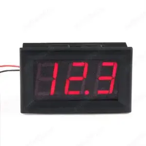 Voltmetru 3-30V cu 2 fire ( sau 0-100V cu 3 fire ) !