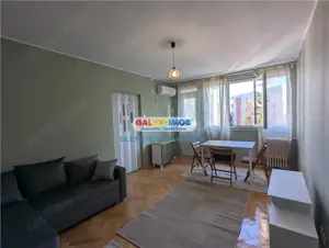 Piata Domenii apartament 2 cam ,mobilat utilat, etaj 3