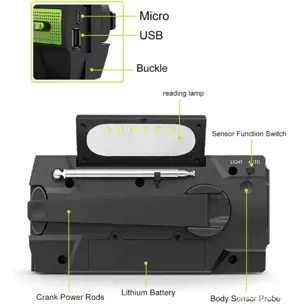 radio multifunctional solar dinam 