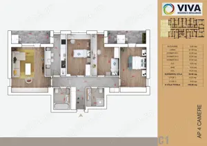 Apartament cu 4 camere, Aparatorii Patriei, parc Tudor Arghezi - imagine 9
