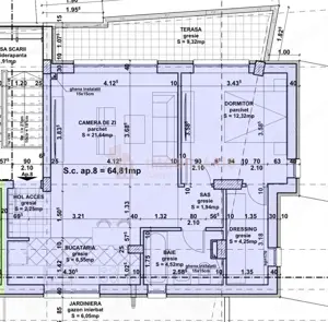 Apartament 2 camere, zona Marul de Aur - imagine 6