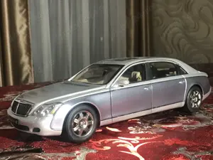 Macheta Auto Metalica, Limuzina Maybach 62 LWB, Autoart, Foarte Rara