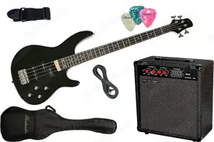 Set chitara electrica bass Santander BG1209 PJ & Hy-X-AMP BA-30