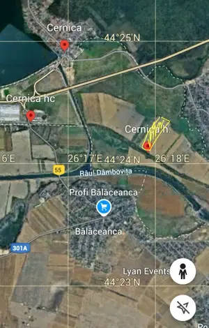 Vand 95000 mp teren arabil Comuna Fundeni,jud Calarasi