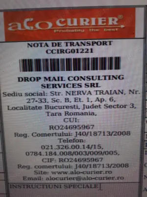 Curierat Bucuresti , național și internațional