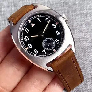 Parnis Pilot 36 mm Automat Seagull ST1612