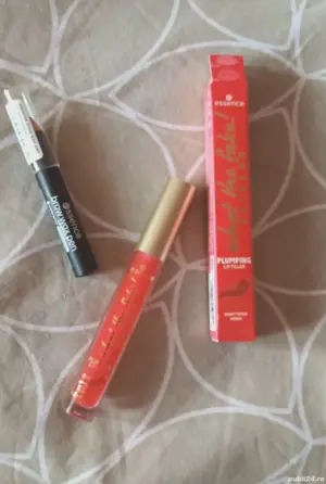 set luciu de buze si creion de sprancene  essence - imagine 2