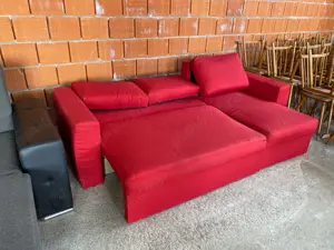 Canapea extensibila cu lada de depozitare 