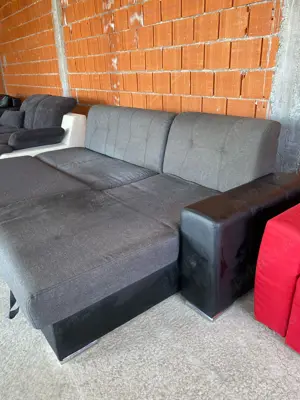 Canapea extensibila cu lada de depozitare  - imagine 6