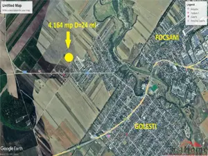 Teren intravilan in Golesti 4.164mp, D= 24 ml