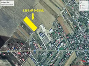 Teren intravilan in Golesti 4.164mp, D= 24 ml - imagine 2