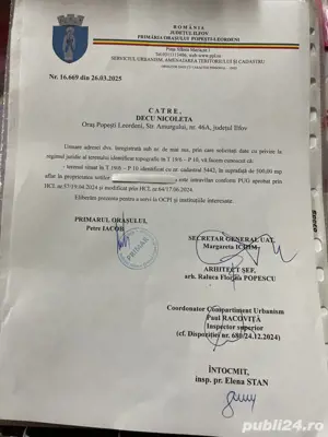 Particular vînd teren intravilan 500 m str Viilor  - imagine 2