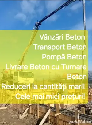 Statie de betoane-Livrare Betoane-Turnare Betoane