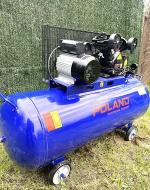 Compresor 100L Poland, 3CP, 2 Pistoane V, Profesional - imagine 4