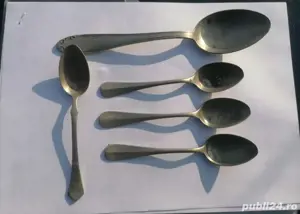 Lingurițe argintate vechi - imagine 5