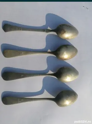 Lingurițe argintate vechi - imagine 3