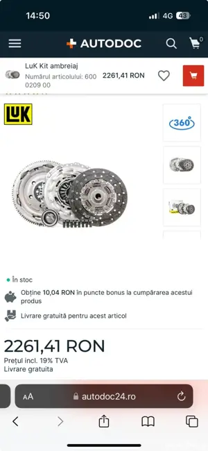 kit ambreaj nissan navara , pathfinder - imagine 4