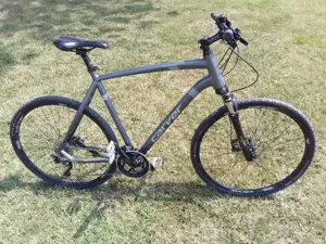 Bicicleta trekking 28 inch Carver Sonic 150 barbateasca 3X10 viteze - imagine 2