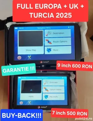 Gps 7 9 inch camion autoturism autocar 2025 JUNSUN PilotOn