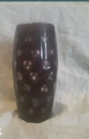 Vaze de cristal  roșu 