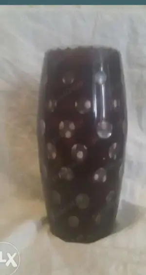 Vaze de cristal  roșu  - imagine 2