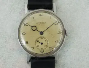 Ceas Eterna anii '30-'40, extraplat, rar, in stare exceptionala