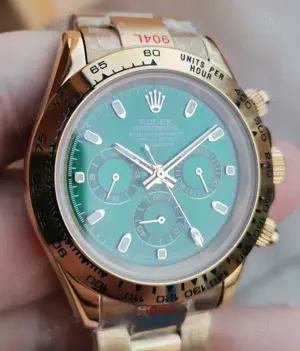 Rolex Daytona Gold Automatic 40 mm geam Safir bezel Ceramic - imagine 2