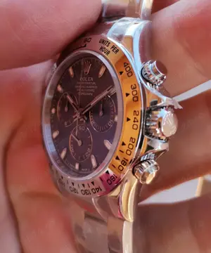 Rolex Daytona Cronograf Valjoux 7750 904L Ceramic Safir 40 mm - imagine 4