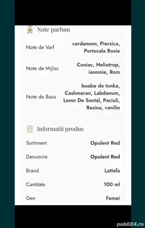 Lataffa Red parfum dame  - imagine 2