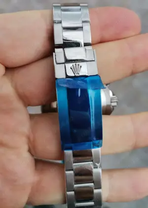 Replica Clona Rolex Daytona 116509, Oyster, Alb, Cifre Arabe - imagine 3