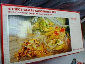 Trei vase yena sticla termorezistenta SIMAX cu capac2,  litri