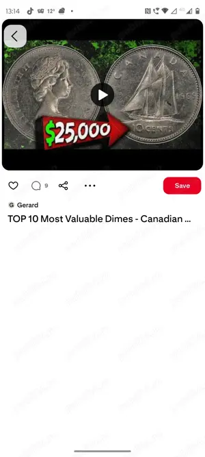 vand 3 monede rare 10 centi canada