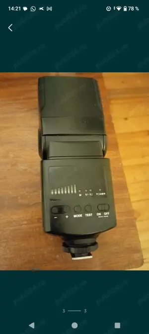 Flash reglabil DSLR Neewer - imagine 2