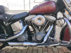 Harley Davidson FLST Heritage Softail - imagine 3 Harley Davidson FLST Heritage Softail - imagine 3