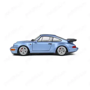 Porsche 911 Turbo light blue metalic 1990 - imagine 2