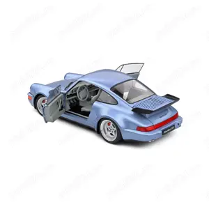 Porsche 911 Turbo light blue metalic 1990 - imagine 4