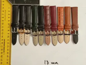 Curele piele pt ceas,marimi de 18 ,20 și 22 mm