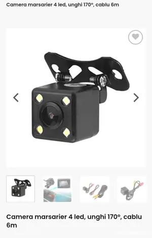 Camera marșarier 4 leduri 