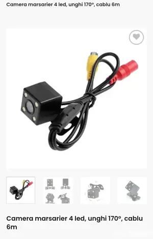 Camera marșarier 4 leduri  - imagine 5