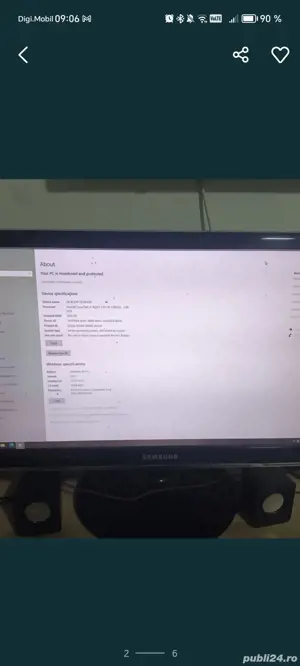Monitor Calculator mini Hp Elite Desk 800G1 i5 - imagine 2