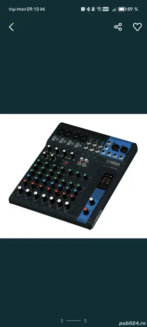 Sistem sunet Dj activ Rcf 2basi 705 si 2 topuri 915A - imagine 2