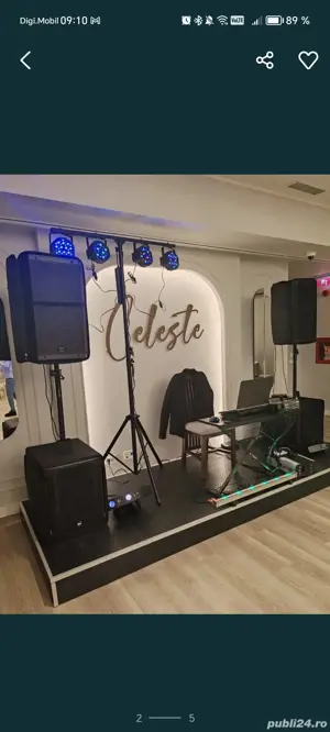 Sistem sunet Dj activ Rcf 2basi 705 si 2 topuri 915A - imagine 4